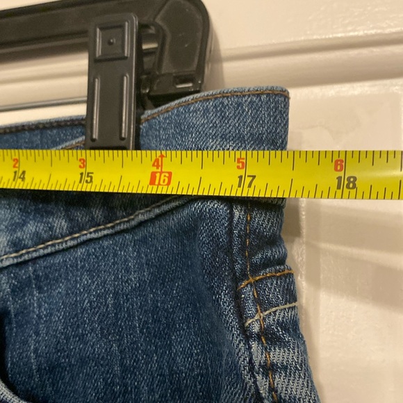 WRANGLER - jeans: ‘As Real As’ blue, pockets, zip, belt hoops, button - 12x30/L - Picture 6 of 16